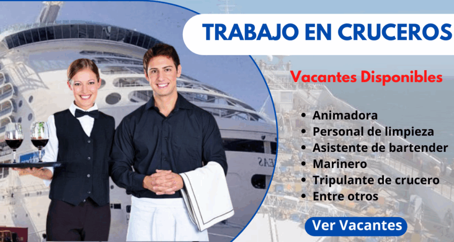 Nueva convocatoria laboral en cruceros y barco