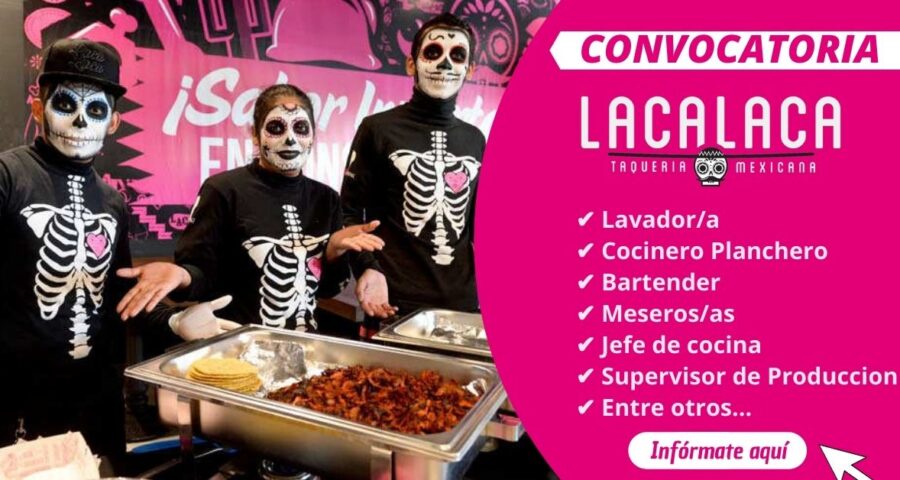 1.LACA LACA El Rey de los tacos Requiere personal