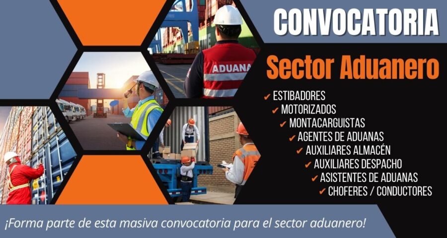 86 plazas disponibles en importantes empresas del sector ADUANERO