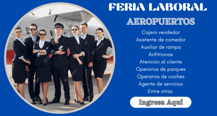 AEROPUERTOS -Están en busca de personal