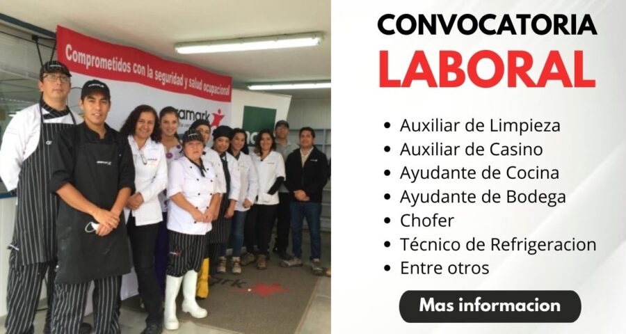 ARAMARK MULTISERVICIOS – Abre nueva Convocatoria Laboral