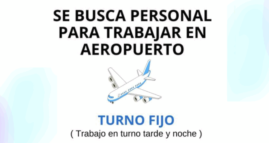 Aeropuerto Internacional busca personal