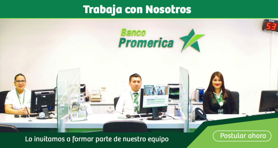 Banco Promerica ofrece nuevas ofertas de trabajo para servicio al cliente, ventas, otros