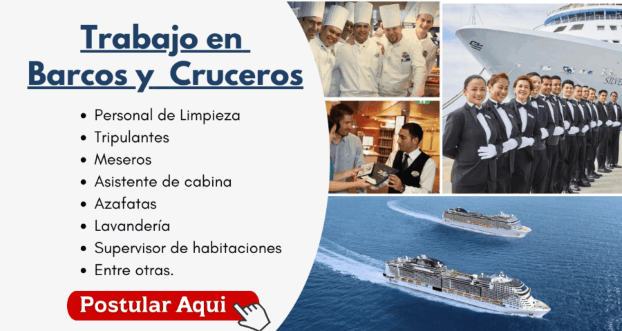 Barcos y Cruceros - bolsa de trabajo