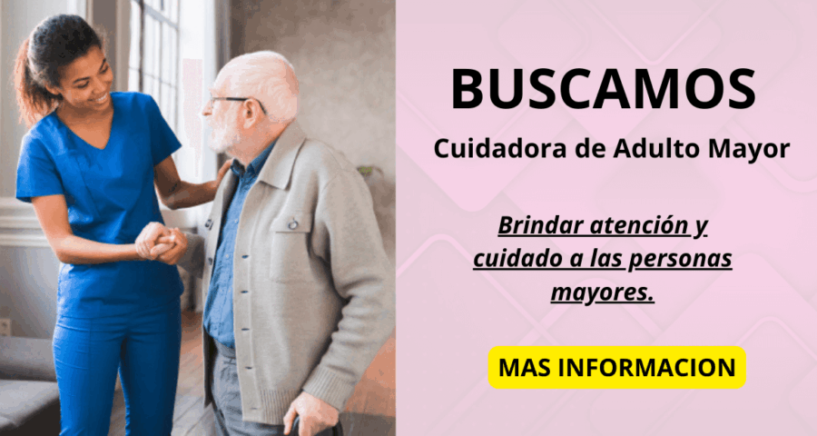 Bolsa de Trabajo para Cuidado de Adulto Mayor