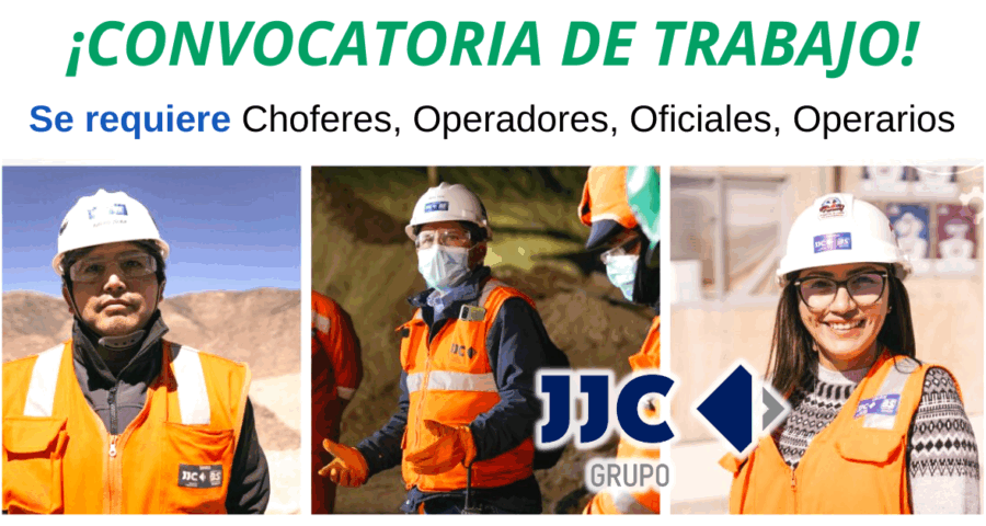 Bolsa de trabajo en Grupo JJC a nivel nacional ¡Únete al equipo!