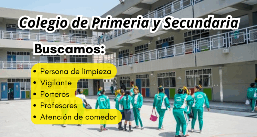 Bolsa de trabajo en Unidad Educativa