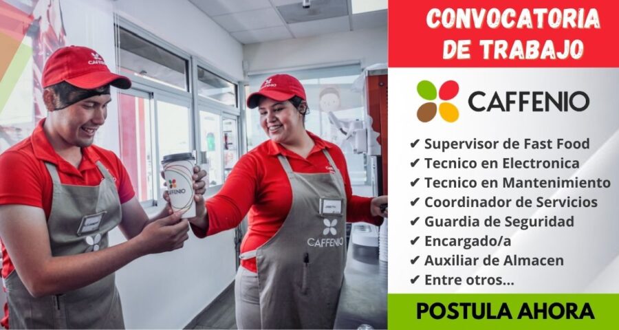 CAFFENIO – Realiza nueva selección de personal