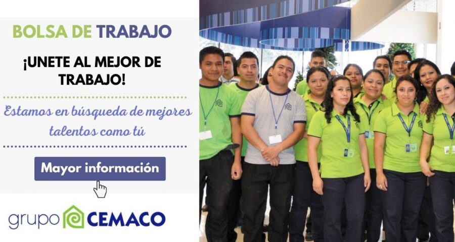 CEMACO – Oportunidad de Trabajo
