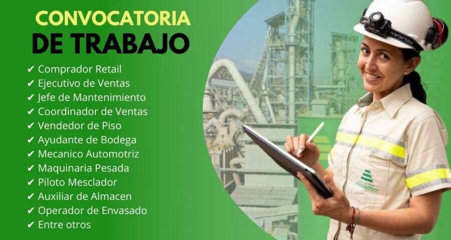 CEMENTOS PROGRESO – Inicia nueva convocatoria laboral