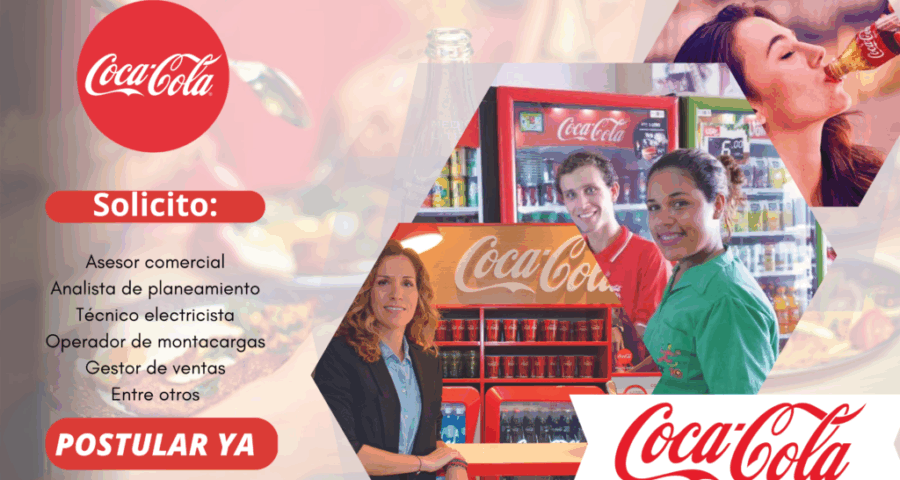 COCA COLA -Cuenta con vacantes laborales
