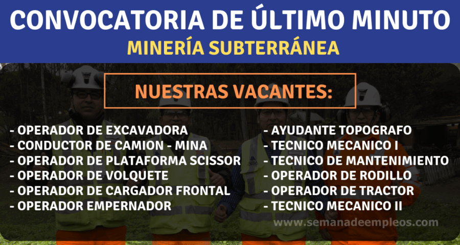 CONVOCATORIA ACTUAL PARA COMPAÑÍA AESA CON 29 AÑOS DE TRAYECTORIA