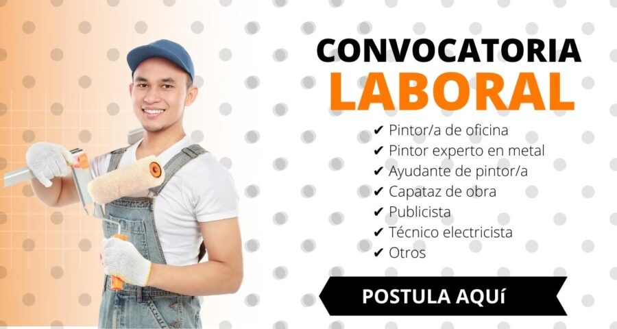 CONVOCATORIA DE TRABAJO PARA PINTORES