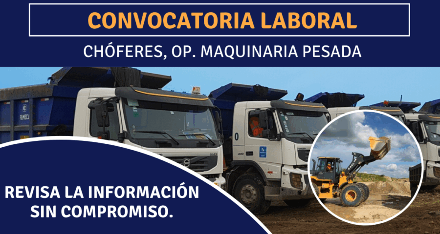 CONVOCATORIA LABORAL EN DIFERENTES EMPRESAS NACIONALES E INTERNACIONALES