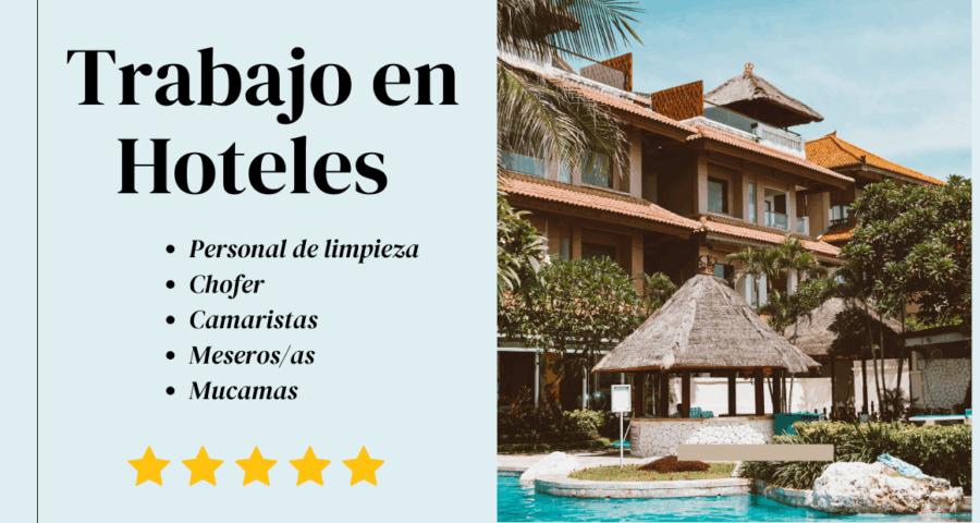 Cadena de Hoteles busca personal