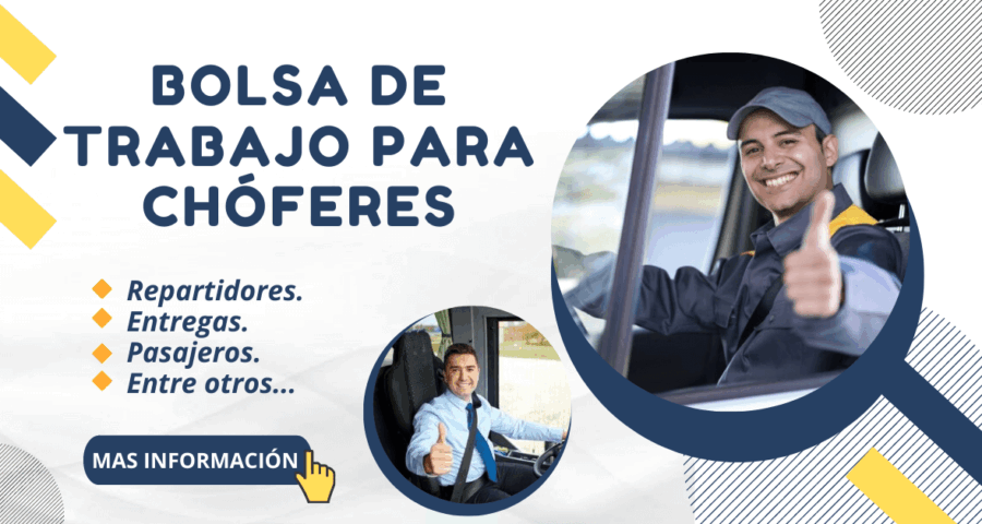 Chóferes - Conductores para empresas importantes del país