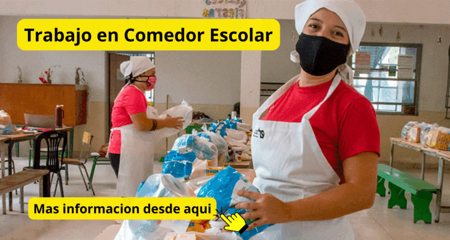 Comedor escolar busca personal