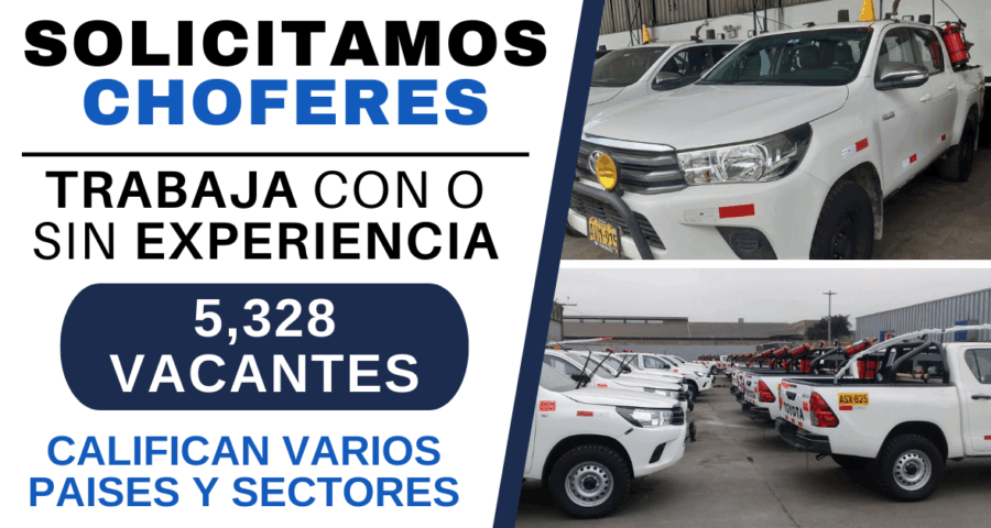 Como conseguir trabajo de chofer sin experiencia? Entérate y únete al equipo!