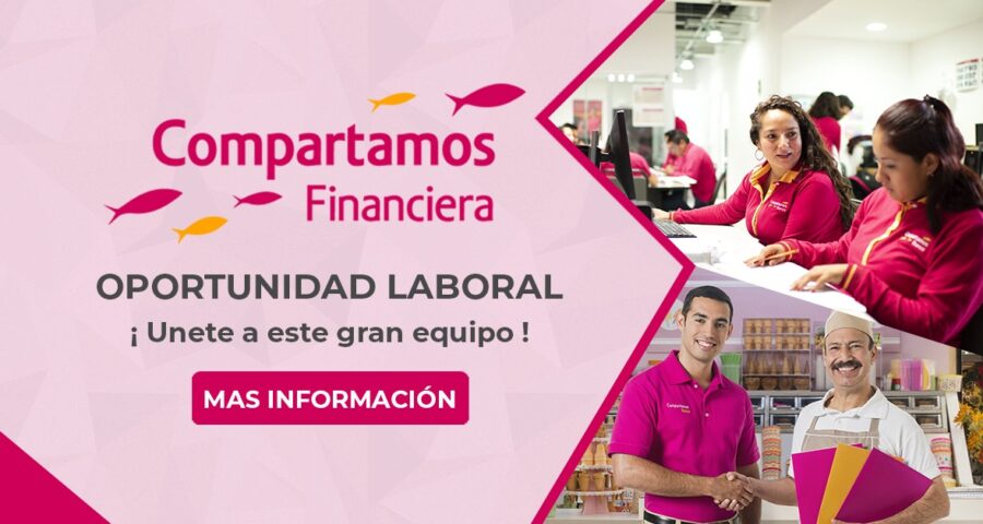 Compartamos Financiera ofrece nuevos puestos de trabajo para el sector de finanzas