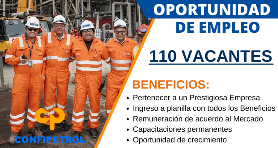 Confipetrol trabaja con nosotros: 110 ofertas laborales a nivel nacional