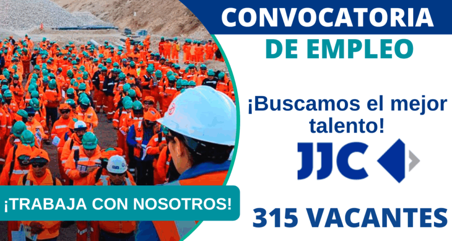 Convocatoria JJC a nivel nacional ¡Trabaja con nosotros!