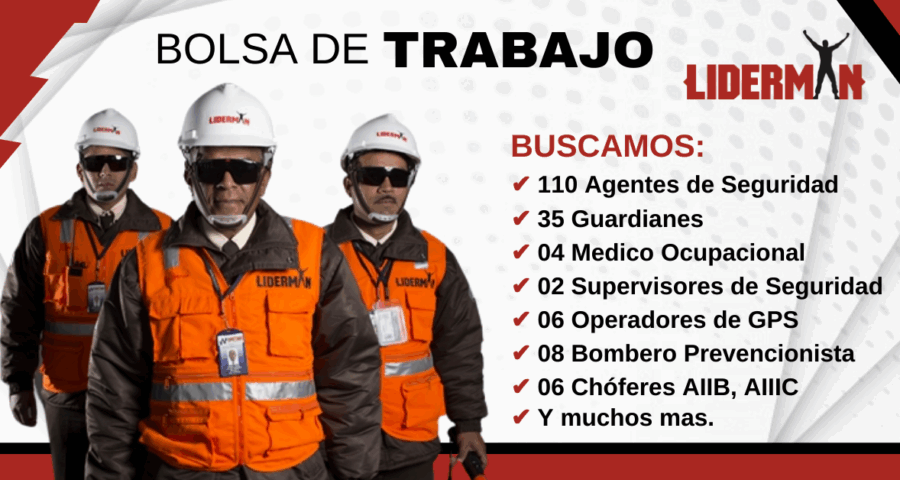 Convocatoria a Nivel Nacional e Internacional En Liderman Empresa Líder En Seguridad