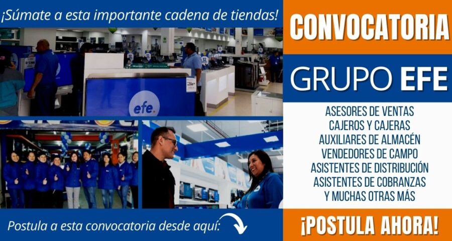 Convocatoria de empleos GRUPO EFE