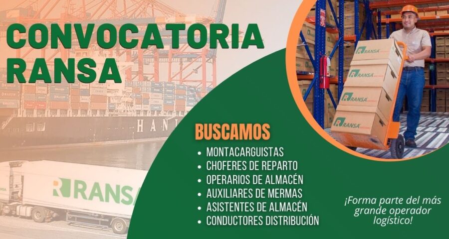 Convocatoria de empleos RANSA Comercial