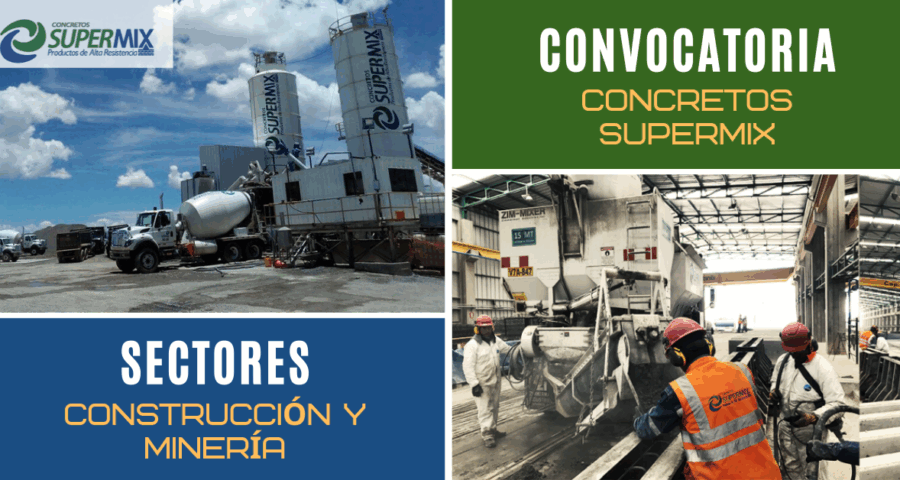 Convocatoria en concretos SUPERMIX