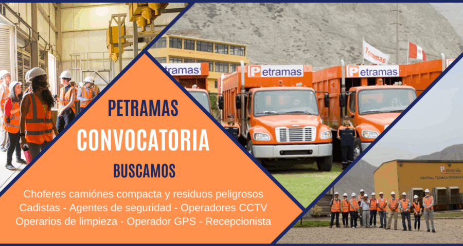Convocatoria en importante empresa especialista en gestión de residuos PETRAMAS