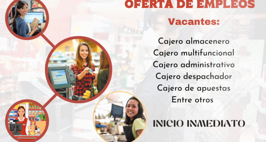 Convocatoria masiva necesita CAJEROS