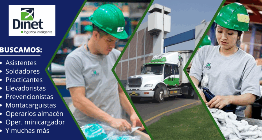 Convocatoria reconocida empresa logística DINET
