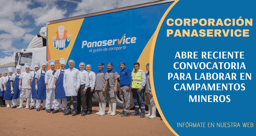 Corporación Panaservice abre reciente convocatoria para campamentos mineros