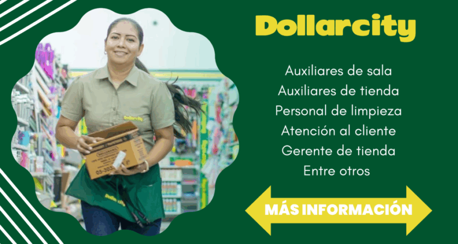 DOLLAR CITY-Busca más trabajadores capacitados