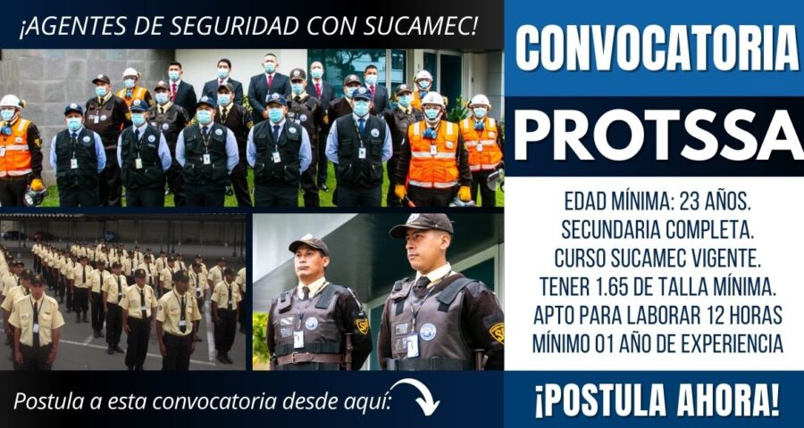 Empleos Agentes de Seguridad PROTSSA