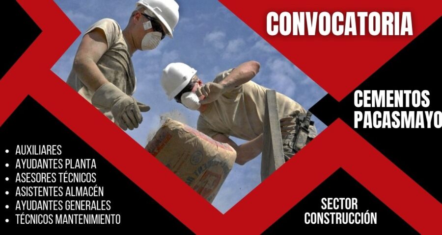 Empleos disponibles Cementos PACASMAYO