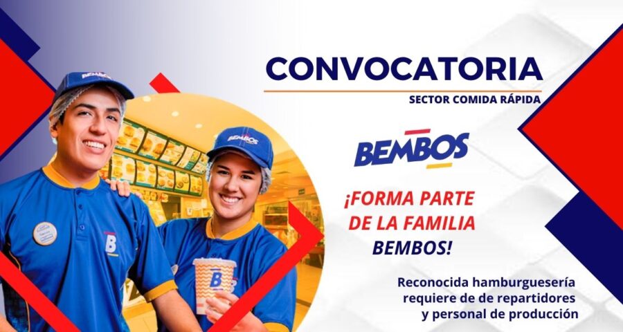 Empleos disponibles en BEMBOS