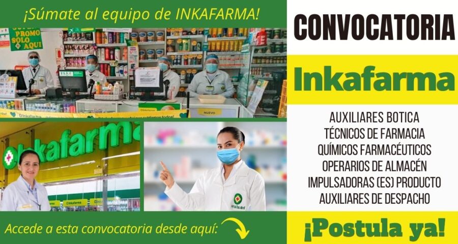 Empleos disponibles en INKAFARMA