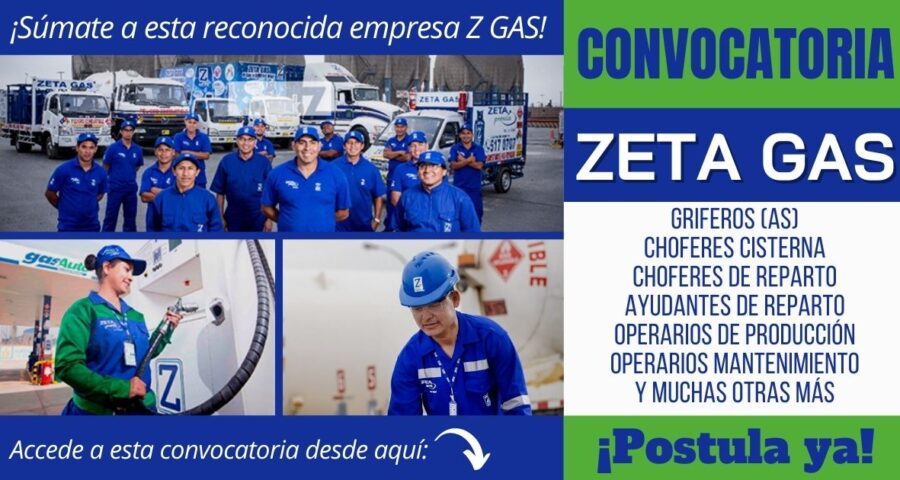 Empleos disponibles en ZETA GAS