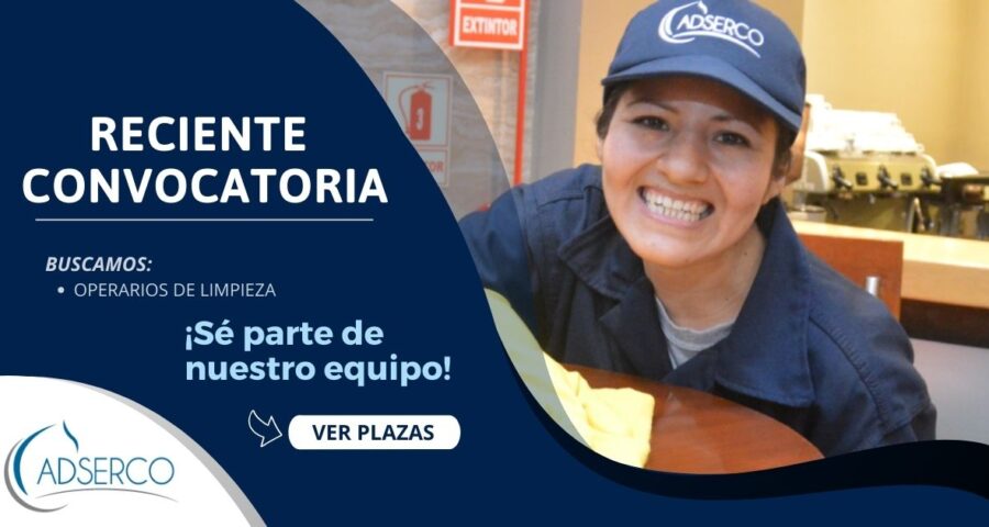 Empleos operarios de limpieza ADSERCO