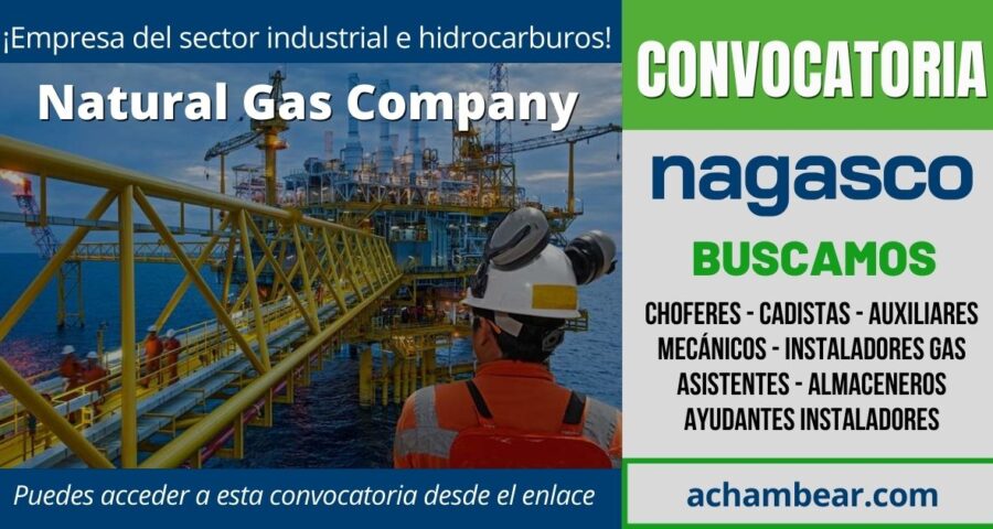 Empresa NAGASCO cuenta con plazas para el sector industrial