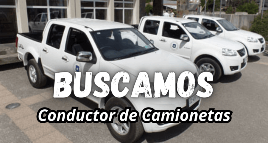 Empresa busca conductores de Camionetas