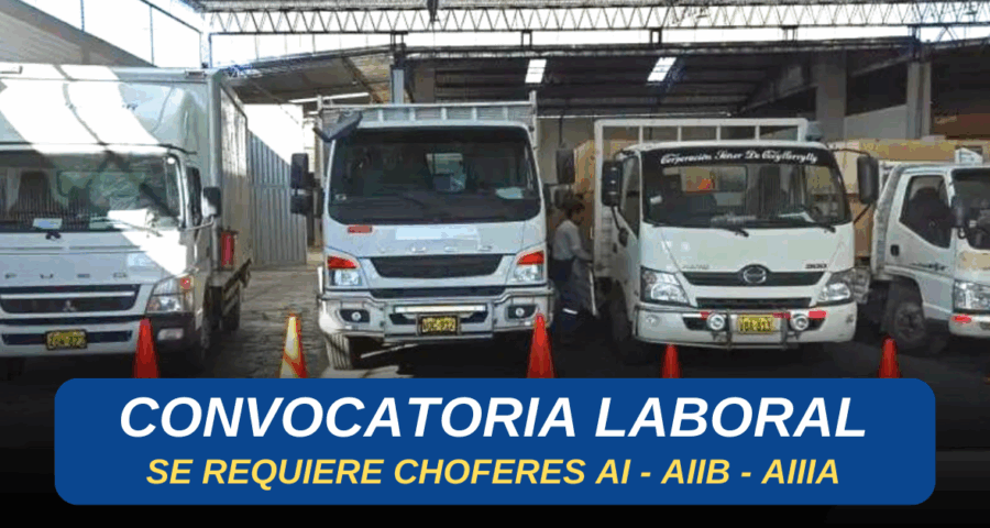 Empresa de negocios inmobiliarios requiere choferes con sueldo de hasta S/2.300