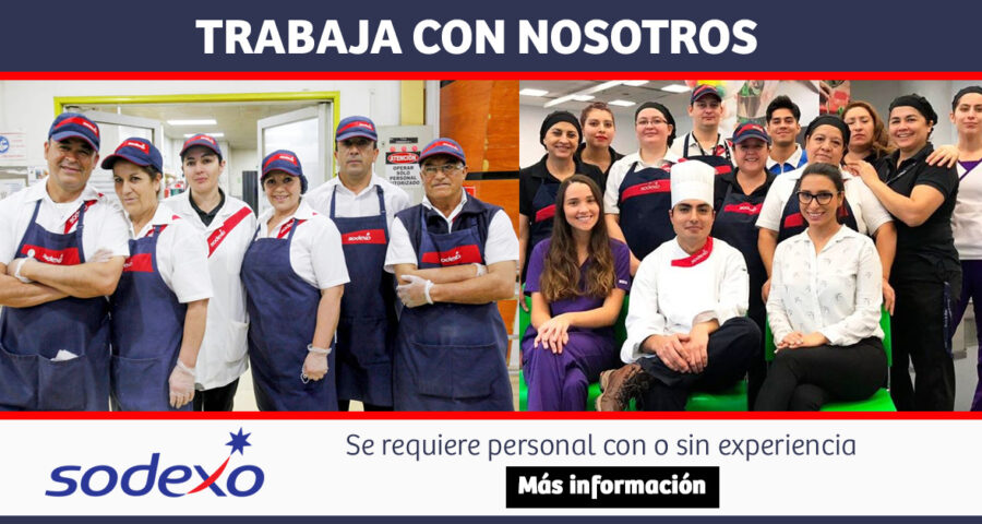 Empresa internacional SODEXO necesita trabajadores para diferentes obras en el país