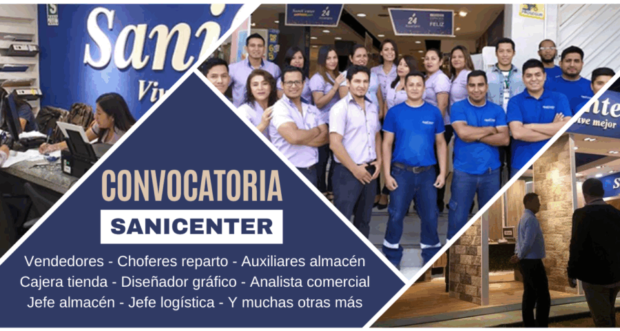 Empresa líder en la venta de productos cerámicos - SANICENTER cuenta con nuevas plazas