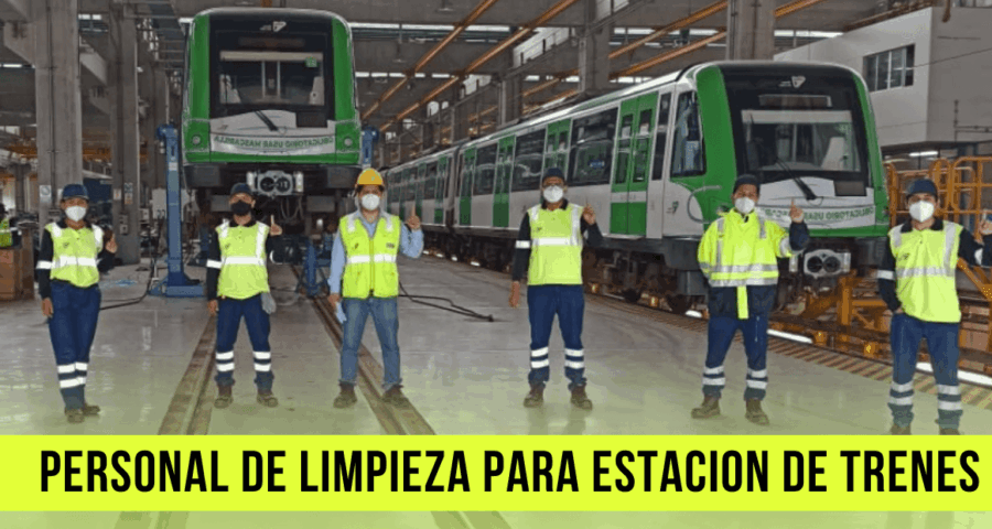 Estación de Tren busca Personal de Limpieza