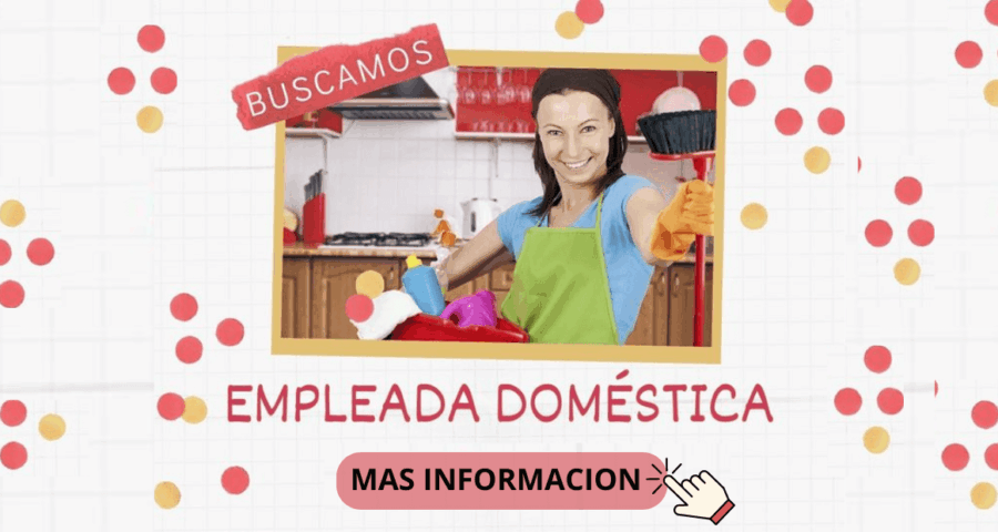 Familia busca personal para tareas del Hogar