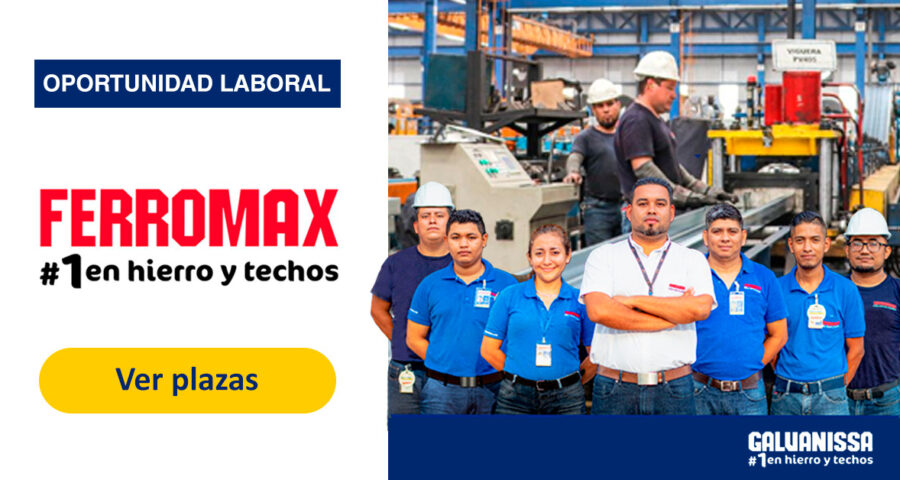 Ferromax, empresa líder en hierro y techos esta contratando personal para varios puestos