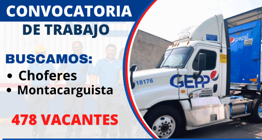 GEPP se encuentra en la búsqueda de Choferes a nivel nacional