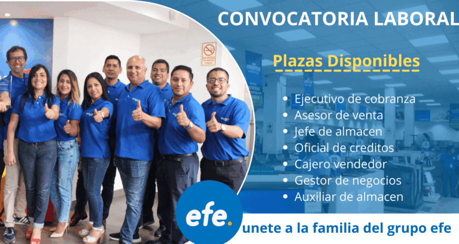 GRUPO EFE -Necesita nuevo personal